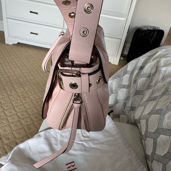 Red Pink Crossbody Bag with Adjustable Strap - Picture 5 of 11